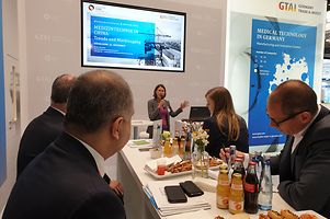 German market presentation "Medizintechnik in China: Trends und Marktzugang" moderated by Kirsten Herrmann I Export Initiative for the German healthcare Industry I GTAI.
