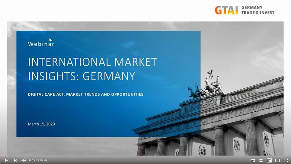 Webinar: International Market Insights: Germany (March 2020)