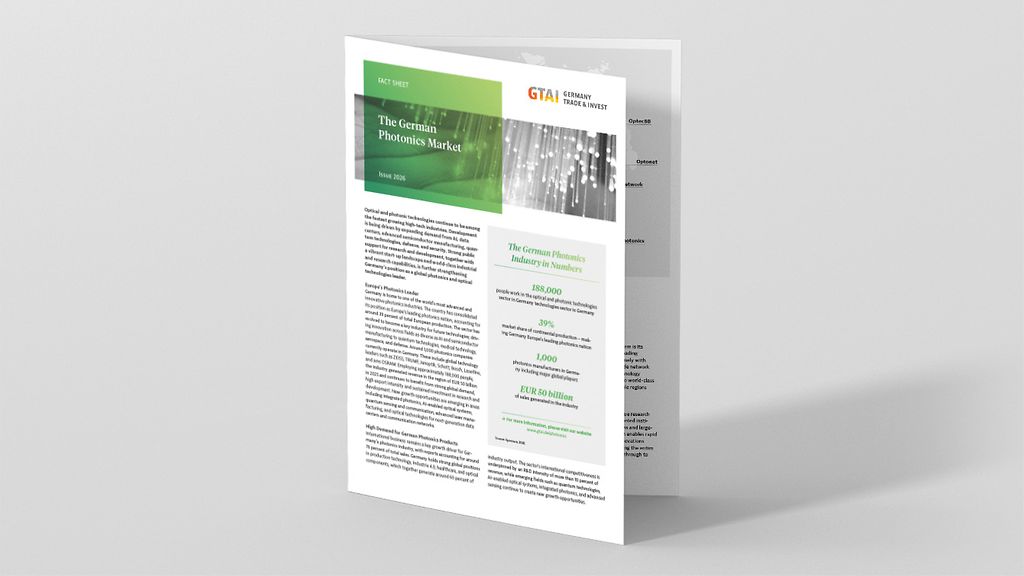 Fact Sheet: Photonics - Industry Clusters in Eastern Germany